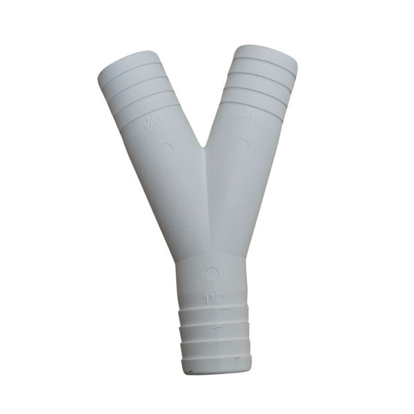 Y-образный соединитель для семенного шланга — двойной вход для зерна, удобрений, смешанных семян.